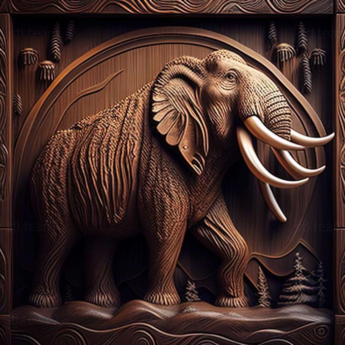 3D model Lena Mammoth famous animal (STL)